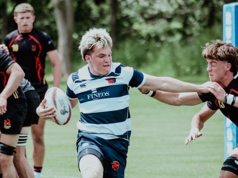 San Diego Mustangs vs Charlotte Cardinals in the 2025 Boys HS Club Final. Photo Griff Hastings.