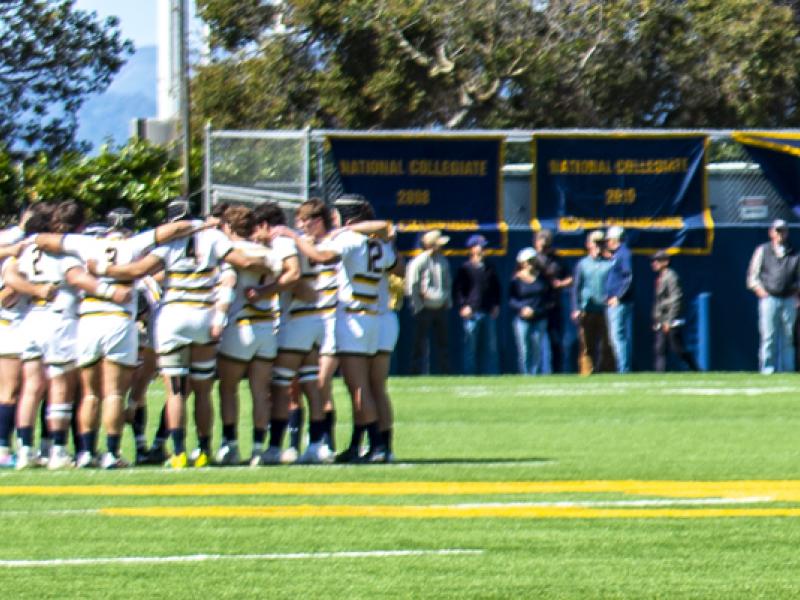 230325 st. marys at cal barpal 0927 cal huddle 