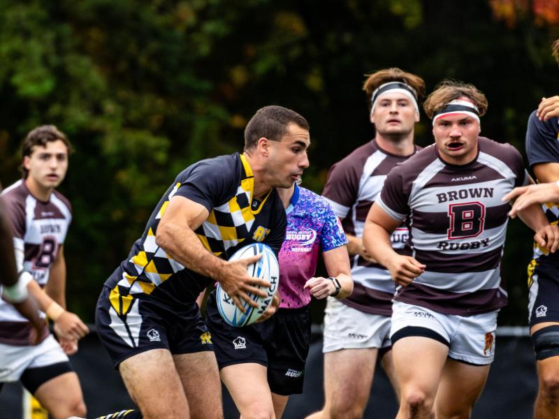 AIC vs Brown from fall of 2025. Photo Leon Nguyen.