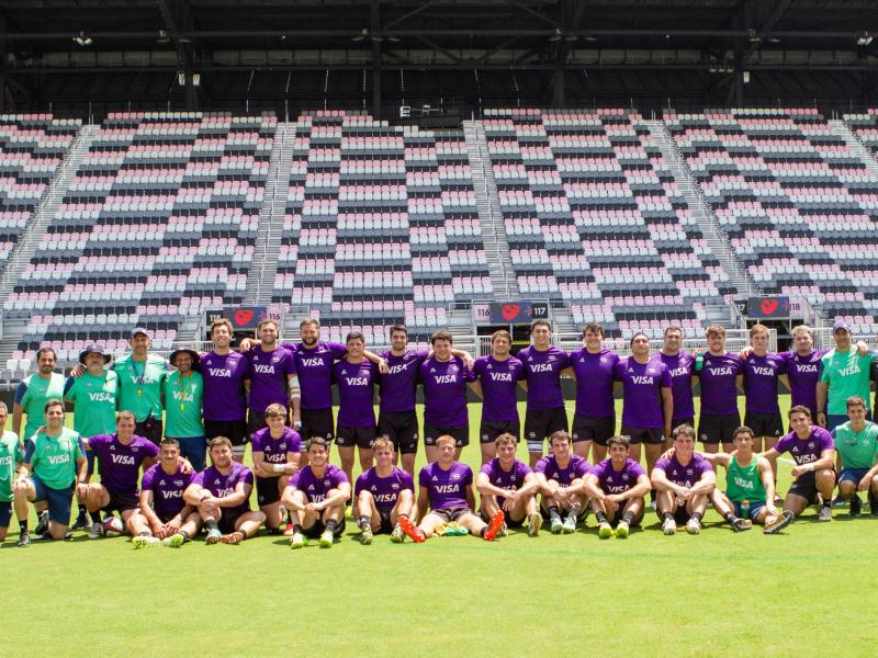 Argentine XV Team Photo vs USA XV 2026.