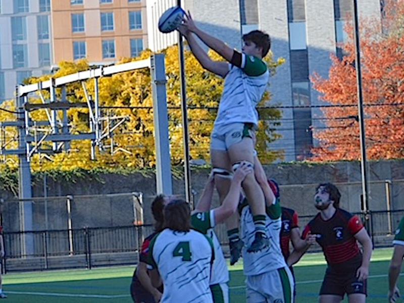 Babson lineout vs Northeastern fall 2025.