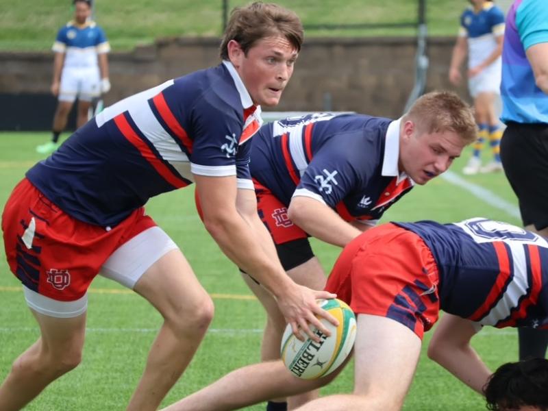 Teagan Frein snipes off the ruck for Dayton.