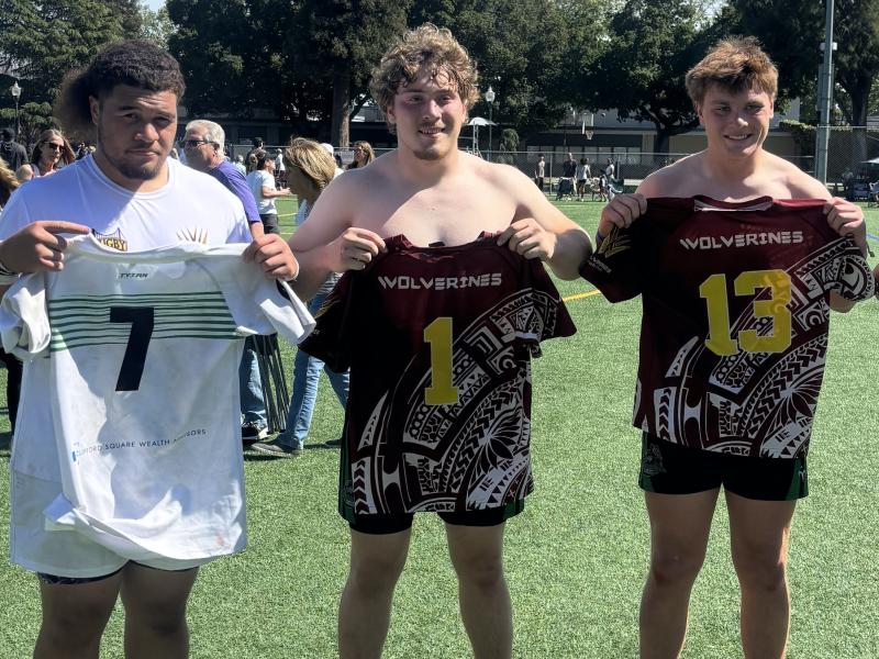 Men of the Match from Lamorinda vs San Mateo.