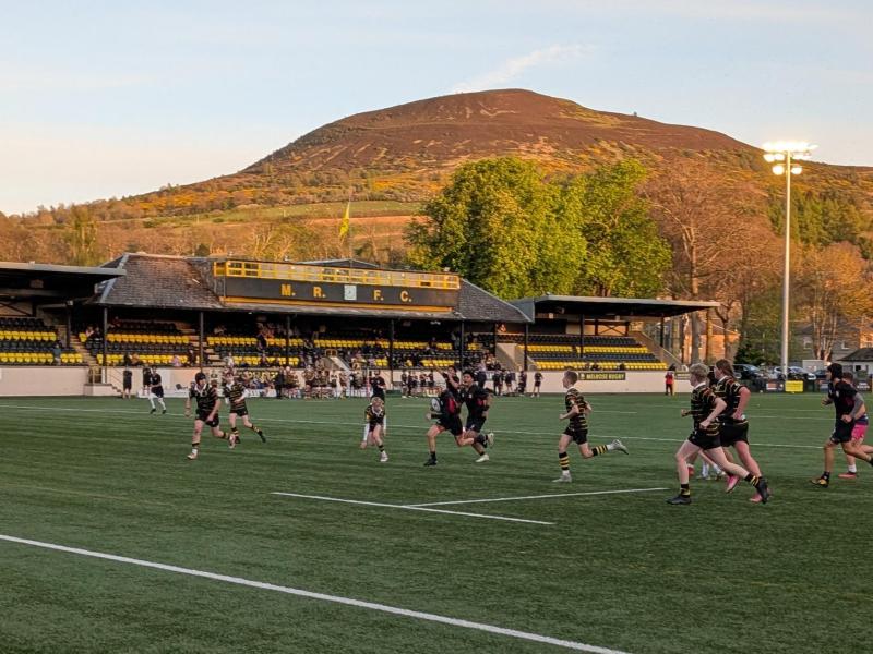 Legion U14s about to score in Melrose.