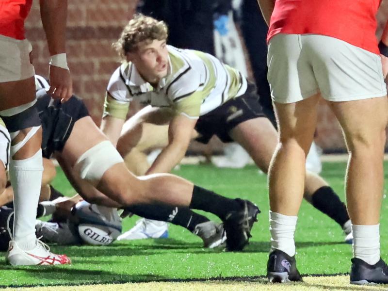 Jack McAllister gets set to send the ball out. Photo Todd Lunow.