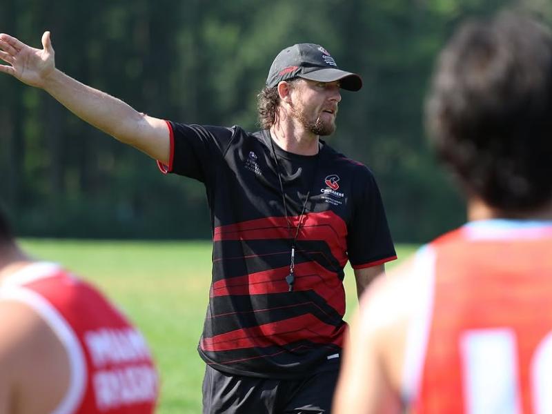Killian Mulkern has energized his burgeoning coaching career with the Crusaders program.