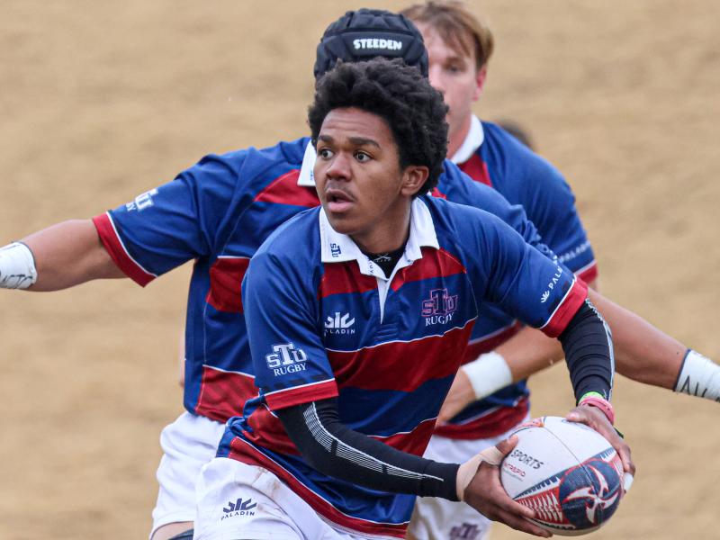 St. Thomas looks to a challenging road trip in Arizona. Photo Calder Cahill.