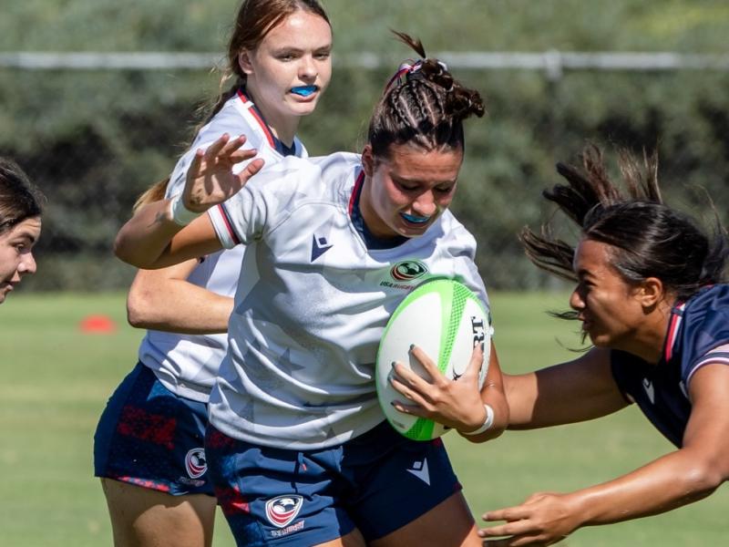 USA U18s girls trained in the summer for the Youth Olympics in Dakar.