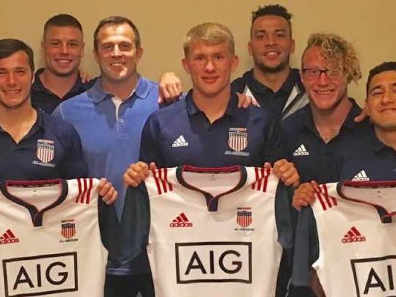 dan payne with college all american 7s