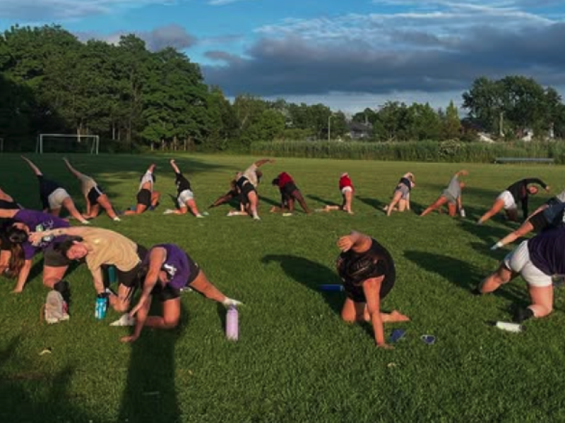 mid atlantic sharks women warm up