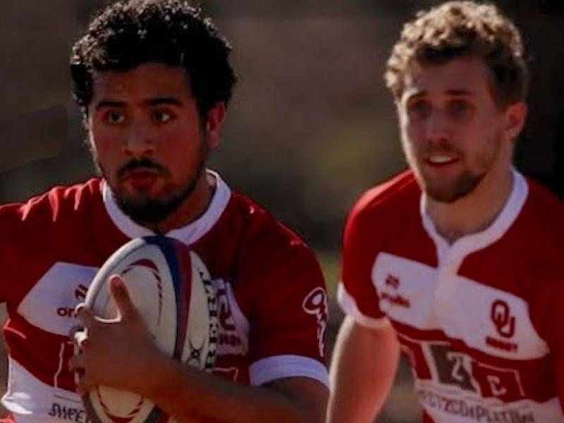 University of Oklahoma men's rugby in action in2025.