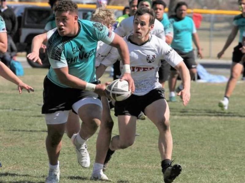 slv rhinos center joe alusa photo slv rhinos