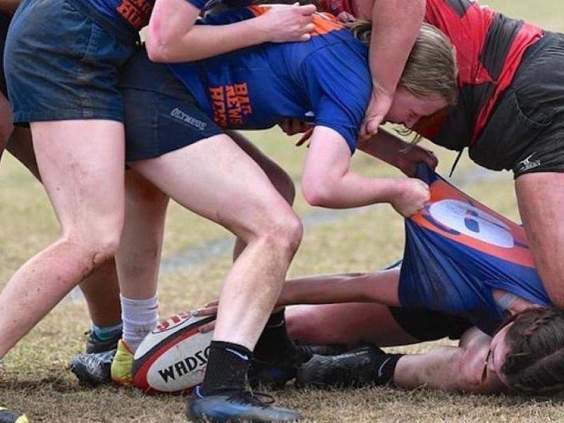virginia women rugby ruck