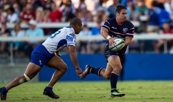 Seamus Kelly in action for the USA against Samoa in 2015. David Barpal photo.