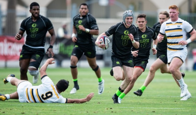 Life vs Cal from the 2018 D1A final. David Barpal photo.