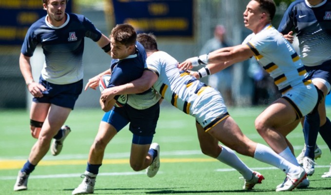 Arizona played Cal, and lost, in the 2019 D1A quarterfinals. David Barpal photo.