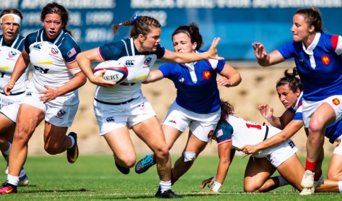 USA vs France from the 2019 Super Series. David Barpal photo.