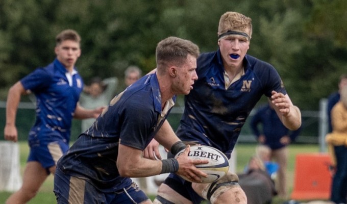 Navy gets back on the field and onto The Rugby Network. Photo Katie Mayer.