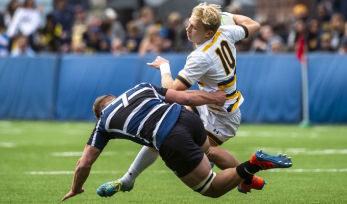 Cal and BYU tussled last week. David Barpal photo.