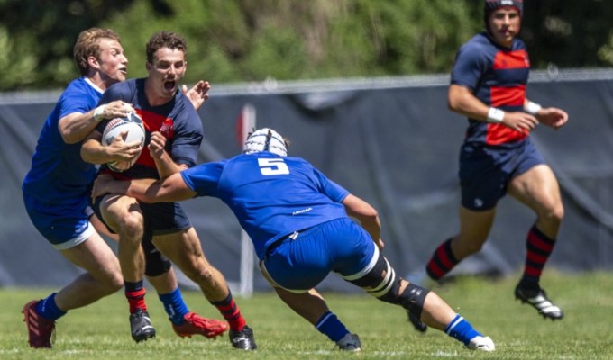 Saint Mary's vs BYU in Saturday's D1A semifinal. David Barpal photo.