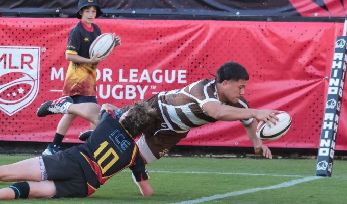 St. Francis scores. Photo Griff Lacey, San Diego Legion