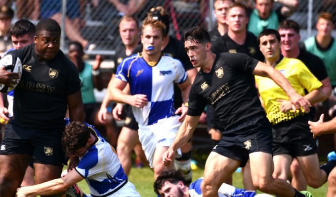 Playing together has been a hallmark of this fall's West Point team. Photo Adam Smith.