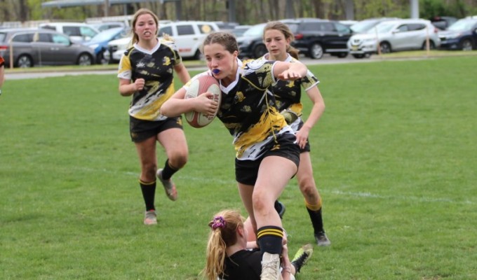 The Aspetuck girls team is in its first year of competition. Photo Morris Rugby.