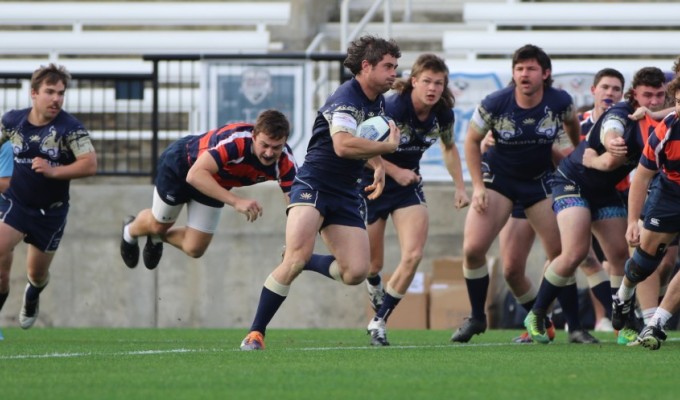 Both Montana State (blue) and Auburn (stripes) are in action this weekend. Sabrina Houlihan photo.