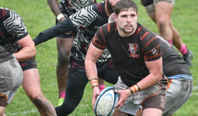 Phil Tracey scored three tries for Bowling Green. Photo Roger Mazzarella.