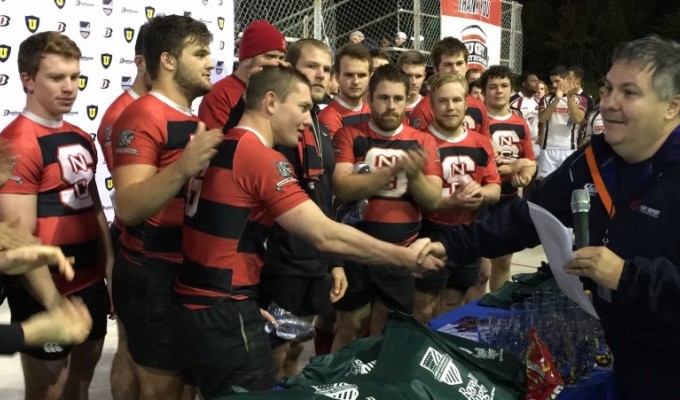 From the 2015 ACRC Bowl Series. Alex Goff handing out awards. Lex McCurry photo.