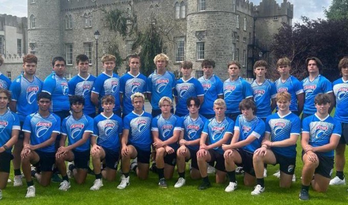 The EIRA U16 Boys on tour in Ireland.