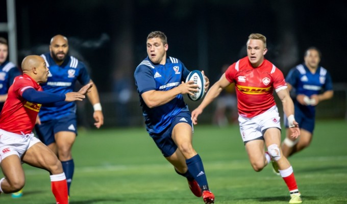 Bryce Campbell in action for the USA in 2019. David Barpal photo.