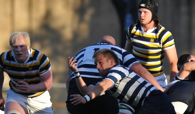 The first D1A final. Won by Cal over BYU, Dobson photos. Three future Eagles are in this photo.