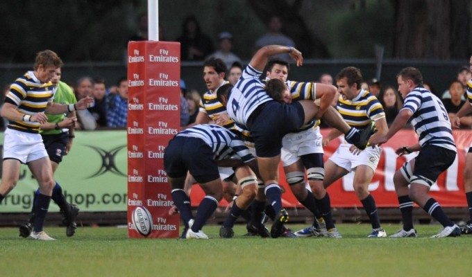 Action from the very first D1A final, in 2011, with Cal vs BYU. Dobson Images.