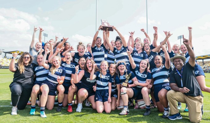 BYU dominated Photo USA Rugby.