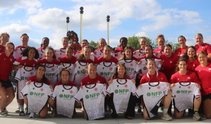 The Canada women's team in Kansas City.