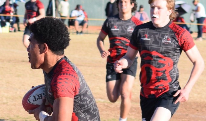 Cavemen are showcasing a quick, expressive style of rugby. Matthew Cooley photo.