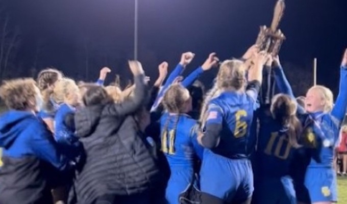 CMH girls celebrate.