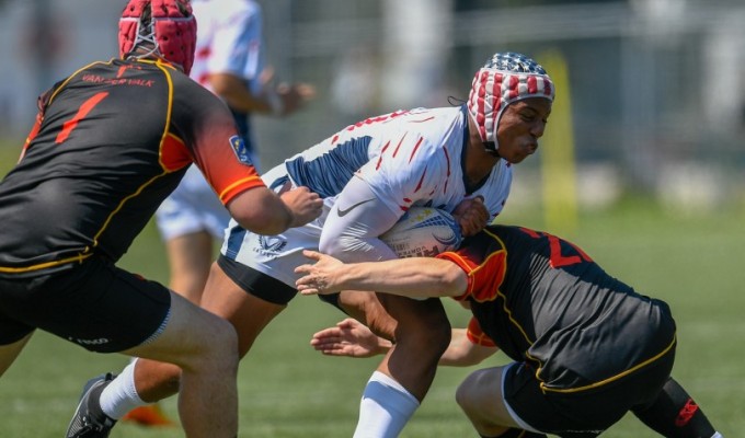 The USA U18s are in the Netherlands for the Cordon Summer Tour. Ian Muir photo.