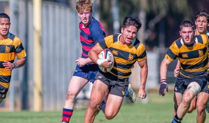 CSULB players, left to right, Peter Sio, Jojo Nunez, Atticus Mikles, and Vic Gomez. Photo @photojacko.