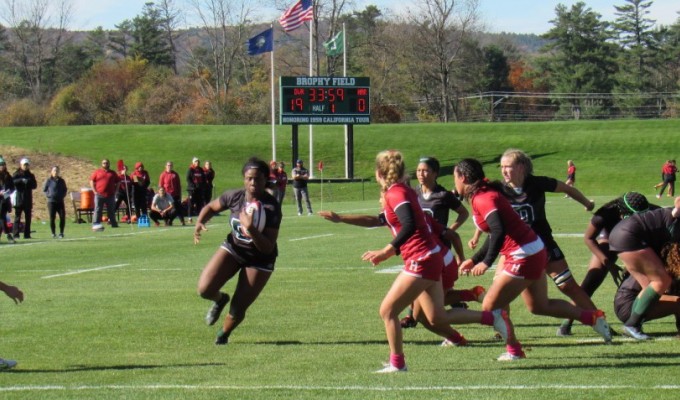 Ihensekhien goes in for the try. Rory Goff photo.