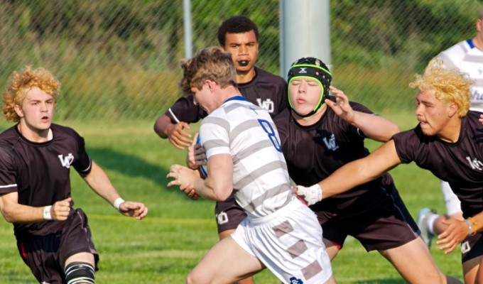 DCC vs West Ottawa in the Rugby Michigan final. Photo Nick Oleksinski 