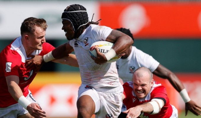 Kevon Williams captained the side and led by example. Mike Lee - KLC fotos for World Rugby.