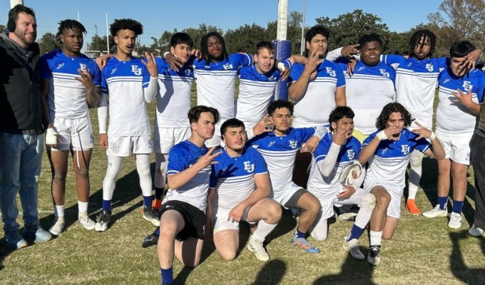 East Jefferson (Mettairie, Louisiana) after their first rugby games.