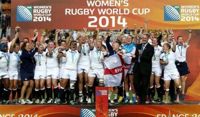Smith coached England to the 2014 Women's Rugby World Cup title. Photo World Rugby.