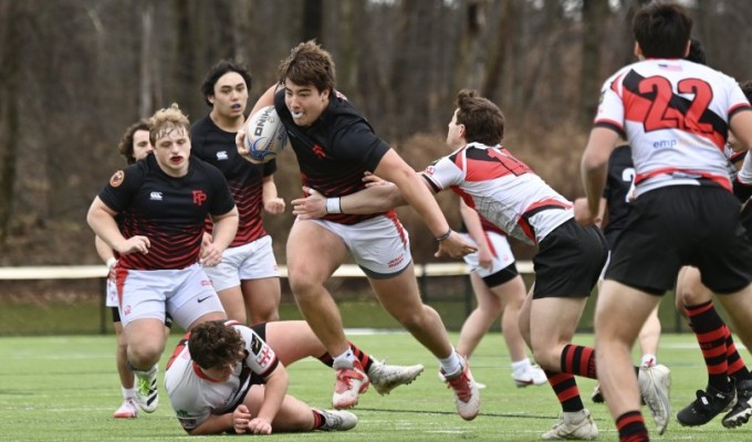 Fairfield Prep on attack vs Morris. Photo by @CoolRugbyPhotos.