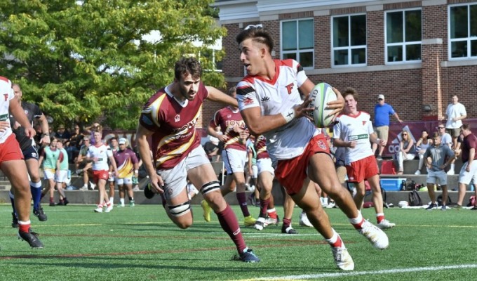 Fairfield vs Iona at Iona. Photo @coolrugbyphotos.