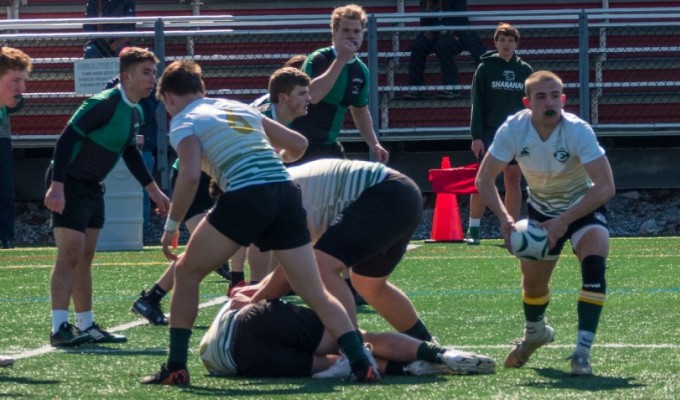 St. Edward vs Bishop Shanahan during the 2020 Frostbite Tournament. Allison Bradfield photo.