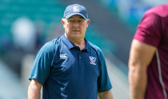 Gary Gold watches over the team training. Ian Muir photo.