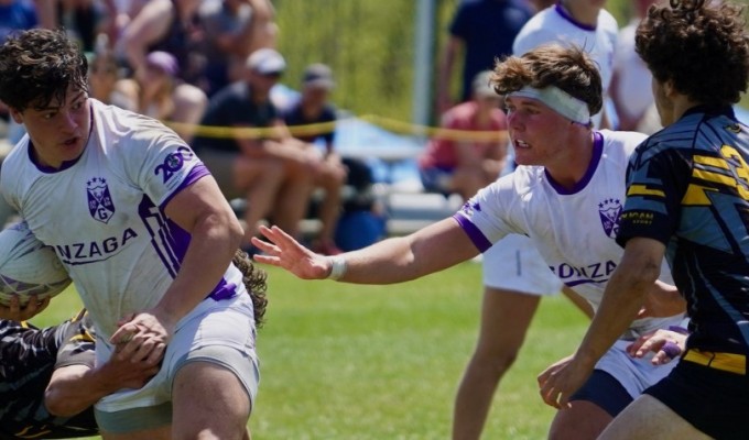 Gonzaga gets the first week's #1. Photo Gonzaga Rugby.